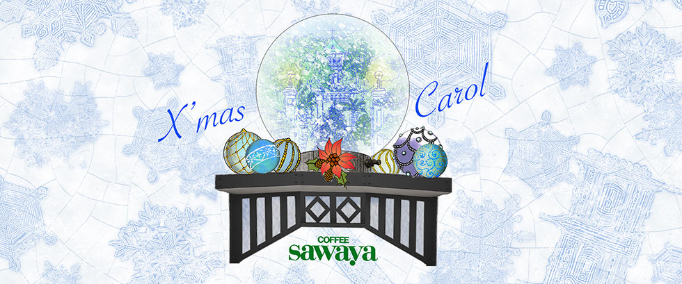 2025年クリスマス缶ラベル スノードーム